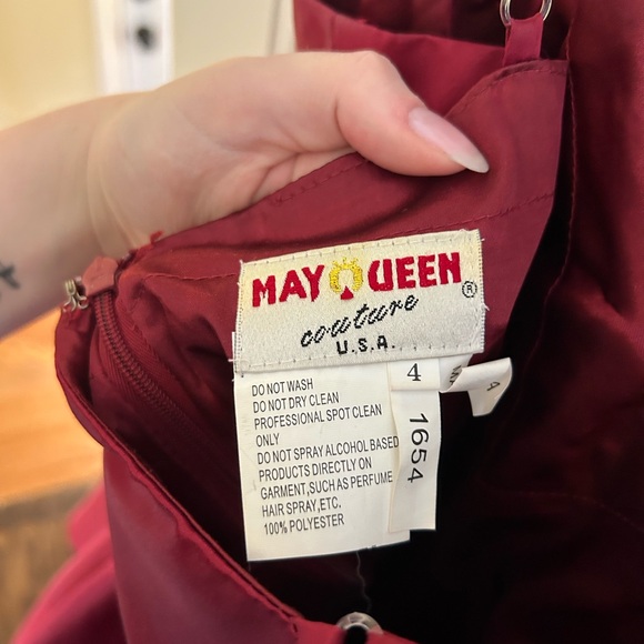 Burgundy Formal Dress - Picture 9 of 13